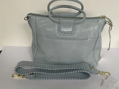 Hobo International Bag Sheila Sky Blue Medium Satchel Leather $338, NWT - Image 1 of 4
