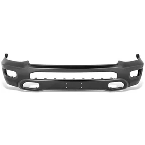 Fit 19-24 Ram 1500 Stamped Steel Front Bumper Face Bar w/ Fog Light Holes Black - Picture 1 of 6