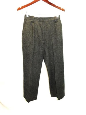 Pantalones Cortos Vintage Woolrich Mujer Talla 8 Negro Gris Lana Hechos en EE. UU. Foto 1 de 4
