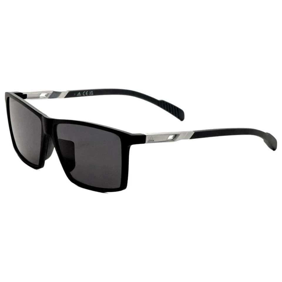 Adidas Men's 60mm Matte Black Sunglasses SP0058-02D-60 - Image 1 of 1