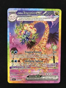 Pokemon TCG SV08: Surging Sparks #242/191 Alolan Exeggutor ex NM - Picture 1 of 2