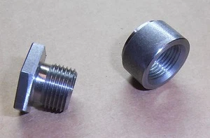Steel O2 Sensor Bungs and Stainless Steel Plug Kit 02 SENSOR 18 X 1.5  - Picture 1 of 1