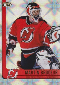 2001-02 Pacific Heads Up Hockey #56 Martin Brodeur New Jersey Devils