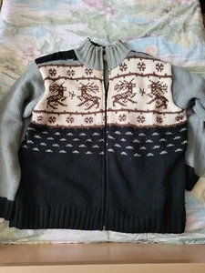 Herren Strickjacke, getragen, Größe 48/50 - Bild 1 von 2