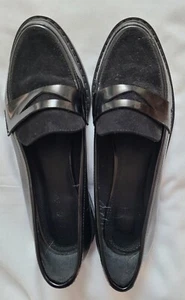 ASOS Ladies Women's Black Loafer Shoes Size 3 - Picture 1 of 6