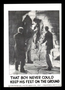 1961 Leaf Spook Stories #19 That Boy Never Could Keep His Feet… EX/MT