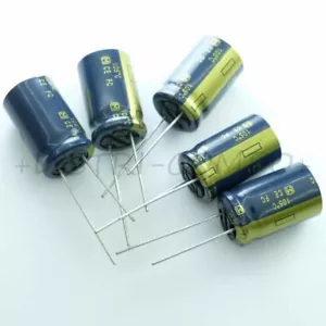 Panasonic EEUFC1V101 Kondensator 100μF 35V 11,5x8mm 105° Low ESR FC (5er Set) - Bild 1 von 1