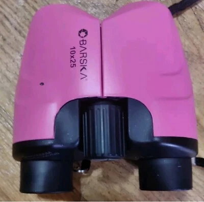 Barska Optics Pink Binoculars Colorado 10X25mm Waterproof 10X Magnification Nice - Image 1 of 4