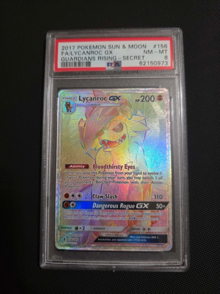 Lycanroc GX (Secret) 156/145 Sm-Guardians Rising Holo - Image 1 of 1