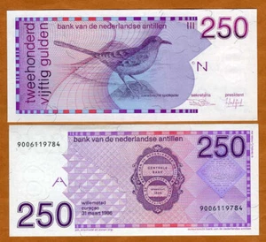 Netherlands Antilles 250 Gulden, 1986, P-27a, UNC - Picture 1 of 1