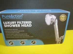 Luxury Filtered Shower Head PureAction Handheld NEW - Picture 1 of 4
