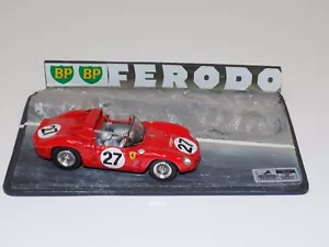 Ferrari 268 SP modelo artístico 1/43 coche #27 1962 24 de LeMans ART908 diorama - Imagen 1 de 7