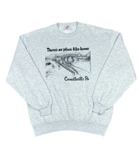 Vintage Connellsville Pennsylvania Wizard of Oz Parody Crewneck Sweatshirt L - Picture 1 of 5