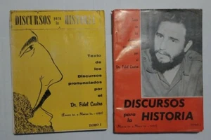 1959 "Discursos para la historia" Fidel Castro primeros discursos 2 volúmenes - Imagen 1 de 11