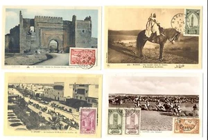 MAROC -MOROCCO 1933 ca,, 10 x PPC = BUILDINGS=--STAMP ON FRONT -NOT MAILED --VF  - Picture 1 of 3