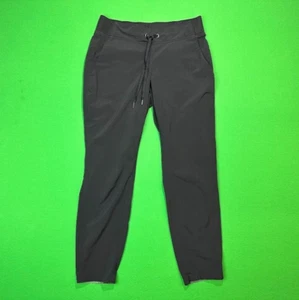 Athleta Black Wander Skinny Joggers Women's 2 Petite Black Drawstring Athletic - Picture 1 of 16