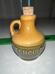 MINIATURE STONEWARE JUG Truck Stop Souvenir 2- 3/4” Peter Culter. Scotland - Picture 1 of 11