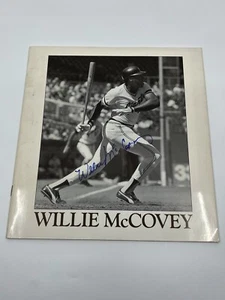 Willie McCovey SF Giants Signed Autograph Monographs Stretch Book PSA DNA - Picture 1 of 5