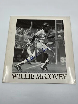 Willie McCovey SF Giants Signed Autograph Monographs Stretch Book PSA DNA - Image 1 of 4