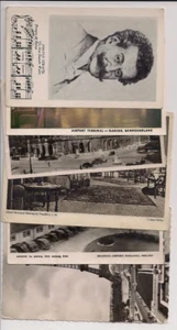 6 Vintage Postcards Strauss Eiffel Opera  Metropole Frankfurt Newfoundland  1940 - Picture 1 of 5