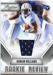 2011 Panini Prestige Rookie RC Game Jersey #8 Damian Williams Titans *42757 - Bild 1 von 1