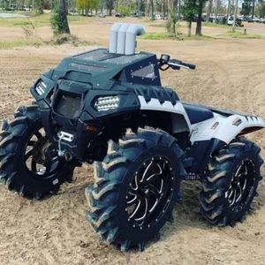 3" Aluminum Snorkel Riser Kit Polaris Sportsman Highlifter Edition 2016-2024 - Picture 1 of 12