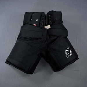 Pantalones de hockey sobre hielo Pro Stock Goalie NHL Devils negros - Imagen 1 de 4