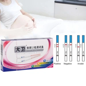 Pack of 10 Individually Sealed LH Ovulation Test Strips Urine Testing - Picture 1 of 9