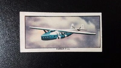 MARS LTD 1938. FAMOUS AREOPLANES, PILOTS,AND AIRPORTS.  NO 10.  FARMAN  F-224. - Image 1 of 2