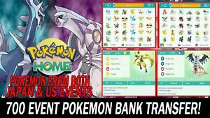 Pokemon Home Brilliant Diamond 700 Event Pokedex Completion Pokebank Transfer!! - Picture 1 of 1