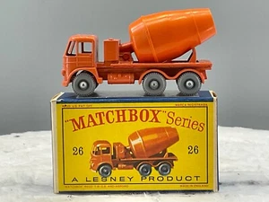 Matchbox lesney 1961 #26B Foden Cement Lorry V,N,Mint in D2/box all orig,N.O.S - Picture 1 of 14