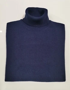 MAGLIONE DOLCEVITA UOMO MQJ MISTO LANA CASHMERE 6002 BLU NUOVI ARRIVI AUTUN/INVE - Picture 1 of 3