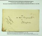 SEPHIL NETHERLANDS 1855 OFFICIAL LETTER FROM ZWOLLE TO WANNEPERVEEN