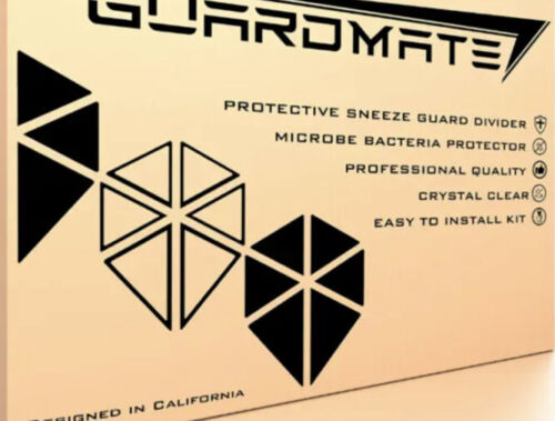GUARDMATE Plexiglass Shield Premium Commercial Grade Sneeze Guard Acrylic 48x24
