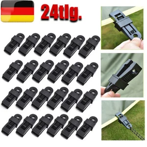 24x Planenhalter Planen Befestigung Klemme Clips Spanner für Zelt Abdeckplane DE - Bild 1 von 11
