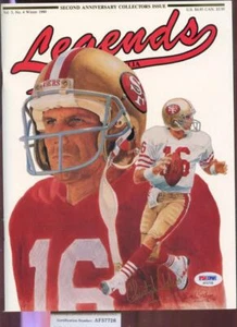 Christopher Paluso Legends Magazine Signed Autograph Auto PSA/DNA joe Montana - Picture 1 of 1