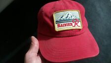 Rainier Beer Red Baseball Hat Cap Adjustable Mens Strapback, 100% cotton