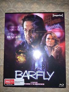 BARFLY 2 Disc IMPRINT BLU RAY COLLECTORS LIMITED EDITION HARD CASE BOX ROURKE