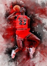 Michael Jordan #1 Sketch Card Limited #ed/250 John Rudolph Signed SP