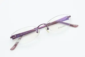 AIRLOCK SHATTERED 201 505 Plum Purple/Mosaic 50-18-135 Rimless Frames O853 - Picture 1 of 12