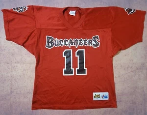 Vintage Majestic Play Football Tampa Bay Buccaneers Football Jersey Size Large - Picture 1 of 5