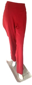 CATO Red High Rise Stretch Pockets Straight Leg Pull-On Pants - Size XL - Picture 1 of 10