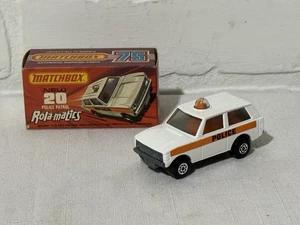 Matchbox Superfast Lesney #20 Police Patrol Rola-matics Minty Original Box - Picture 1 of 18
