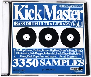 Waveline Kick Master Vol.1 Campione/Sound Library/Campionamento CD Giappone anni 2000 - Foto 1 di 3