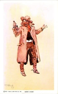 Postcard Chrome Here's How 1952 Trail's End Publication Cowboy Bottle P1952 - Picture 1 of 2