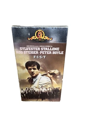 F.I.S.T. (VHS 1978 1988) Sylvester Stallone, Rod Steiger, Peter Boyle Video Tape - Image 1 of 4