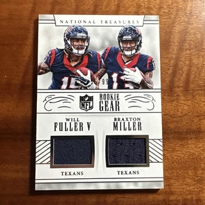 2016 Panini National Treasures /99 Braxton Miller Will Fuller V #28 RC - Bild 1 von 2