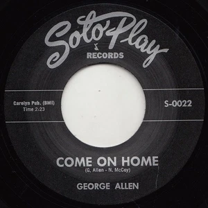 45Re✦GEORGE ALLEN✦"Come On Home/Sometimes You Win ..."✦Cool R&B/ Soul Crossover♫ - Bild 1 von 1