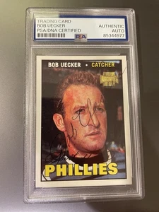 Milwaukee Brewers Bob Uecker Autographed Signed Card Psa DNA Certified Archives - Picture 1 of 4