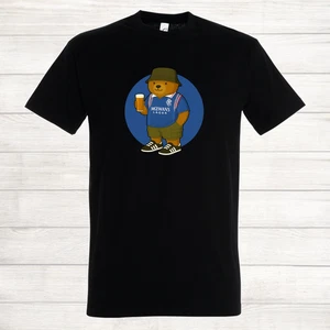 Rangers adidas Football Scottish Prem Teddy Bears Teddy Bear Hat Blue T Shirt - Picture 1 of 12